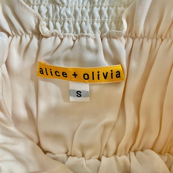 Alice + Olivia elastic smocked mini dress - Picture 3 of 7